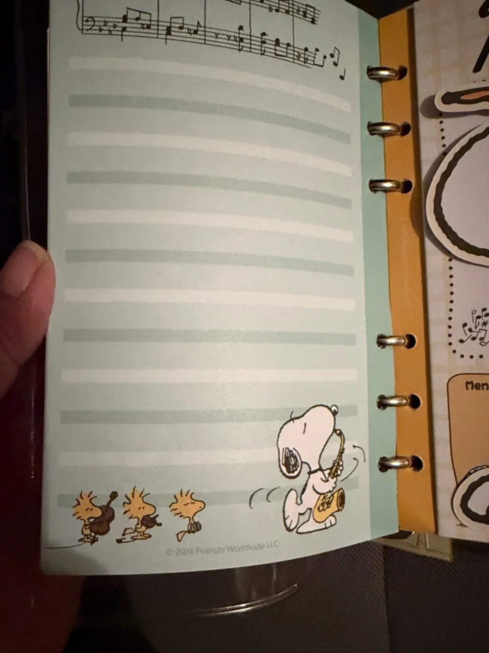 Peanuts Vinyl Snoopy Mini Binder